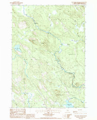 PORCUPINE MOUNTAIN, ME HISTORICAL MAP GE