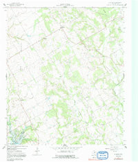 BLANTON, TX HISTORICAL MAP GEOPDF 7.5X7.