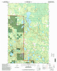 COON LAKE, MN HISTORICAL MAP GEOPDF 7.5X