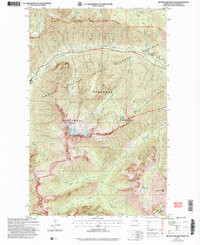 SILVER STAR MOUNTAIN, WA HISTORICAL MAP