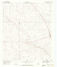 WELCH WEST, TX HISTORICAL MAP GEOPDF 7.5