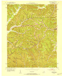 FRENCHBURG, KY HISTORICAL MAP GEOPDF 7.5