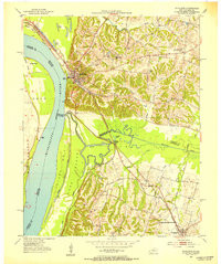 WICKLIFFE, KY-MO HISTORICAL MAP GEOPDF 7
