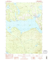 RANGELEY, ME HISTORICAL MAP GEOPDF 7.5X7