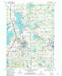 FENTON, MI HISTORICAL MAP GEOPDF 7.5X7.5