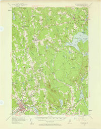 SKOWHEGAN, ME HISTORICAL MAP GEOPDF 15X1