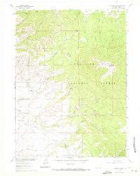KENNADAY PEAK, WY HISTORICAL MAP GEOPDF