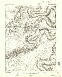 BOWKNOT BEND, UT HISTORICAL MAP GEOPDF 7