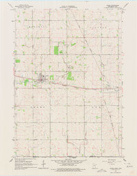 ADAMS, MN-IA HISTORICAL MAP GEOPDF 7.5X7