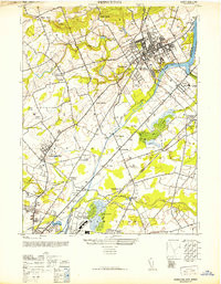 PRINCETON, NJ HISTORICAL MAP GEOPDF 7.5X