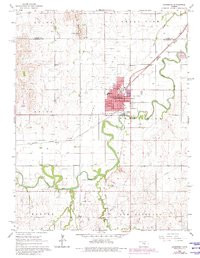 LINDSBORG, KS HISTORICAL MAP GEOPDF 7.5X
