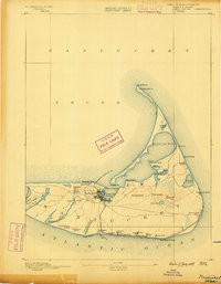 NANTUCKET, MA HISTORICAL MAP GEOPDF 15X1