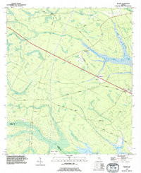 BLADEN, GA HISTORICAL MAP GEOPDF 7.5X7.5