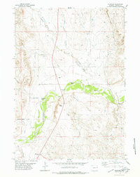 RIVERVIEW, WY HISTORICAL MAP GEOPDF 7.5X