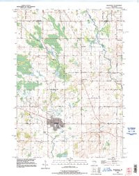 REEDSVILLE, WI HISTORICAL MAP GEOPDF 7.5