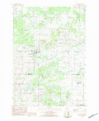 MCBAIN, MI HISTORICAL MAP GEOPDF 7.5X7.5