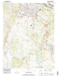 LEESBURG, VA-MD HISTORICAL MAP GEOPDF 7.