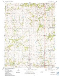 BASEHOR, KS HISTORICAL MAP GEOPDF 7.5X7.