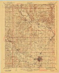 FREDONIA, KS HISTORICAL MAP GEOPDF 15X15