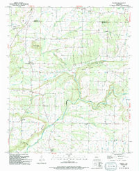 BARNEY, AR HISTORICAL MAP GEOPDF 7.5X7.5