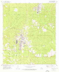 FORT POLK, LA HISTORICAL MAP GEOPDF 7.5X