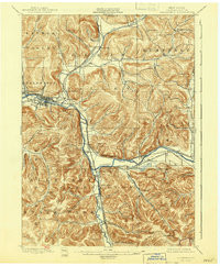 SALAMANCA, NY HISTORICAL MAP GEOPDF 15X1