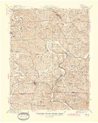LINN, MO HISTORICAL MAP GEOPDF 15X15 GRI