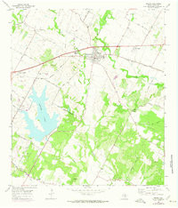 MANOR, TX HISTORICAL MAP GEOPDF 7.5X7.5