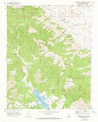 HERNANDEZ RESERVOIR, CA HISTORICAL MAP G