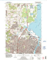 GREEN BAY WEST, WI HISTORICAL MAP GEOPDF