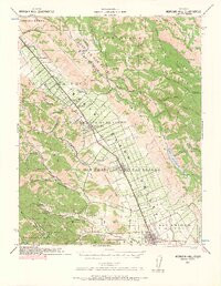 MORGAN HILL, CA HISTORICAL MAP GEOPDF 15
