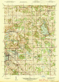 LAKE ORION, MI HISTORICAL MAP GEOPDF 7.5