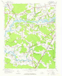 EDEN, MD HISTORICAL MAP GEOPDF 7.5X7.5 G