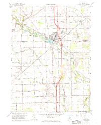 MILAN, MI HISTORICAL MAP GEOPDF 7.5X7.5