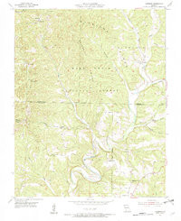 GARRISON, MO HISTORICAL MAP GEOPDF 7.5X7
