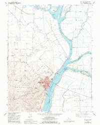 RIO VISTA, CA HISTORICAL MAP GEOPDF 7.5X