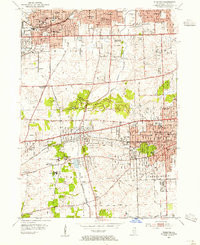 WHEATON, IL HISTORICAL MAP GEOPDF 7.5X7.