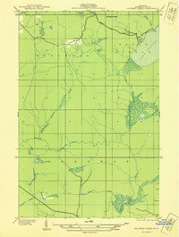BRUNEAU CREEK, MI HISTORICAL MAP GEOPDF