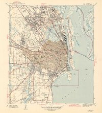 MOBILE, AL HISTORICAL MAP GEOPDF 7.5X7.5