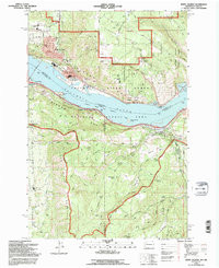 WHITE SALMON, WA-OR HISTORICAL MAP GEOPD