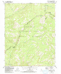 TAMARACK FLAT, CA HISTORICAL MAP GEOPDF