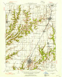 CARLINVILLE, IL HISTORICAL MAP GEOPDF 15