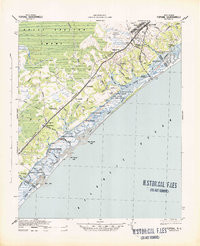 TOPSAIL, NC HISTORICAL MAP GEOPDF 15X15