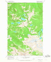 SNOWKING MOUNTAIN, WA HISTORICAL MAP GEO