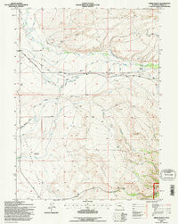 OBERG RANCH, WY HISTORICAL MAP GEOPDF 7.