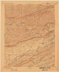 JONESVILLE, KY-VA-TN HISTORICAL MAP GEOP