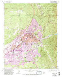 SANTA FE, NM HISTORICAL MAP GEOPDF 7.5X7