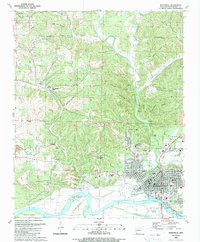BATESVILLE, AR HISTORICAL MAP GEOPDF 7.5