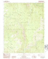 HOCKETT PEAK, CA HISTORICAL MAP GEOPDF 7