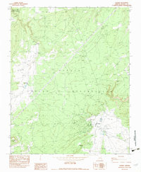 SAWMILL, AZ HISTORICAL MAP GEOPDF 7.5X7.